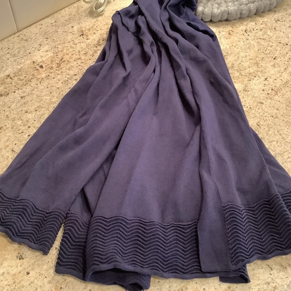 Charter Club Women's Navy Sweater Size XXL Open Front - Picture 5 of 6